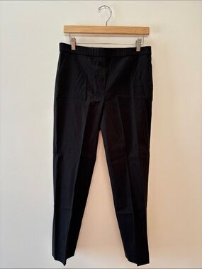 Theory Black Women's Slim Stretch Capris